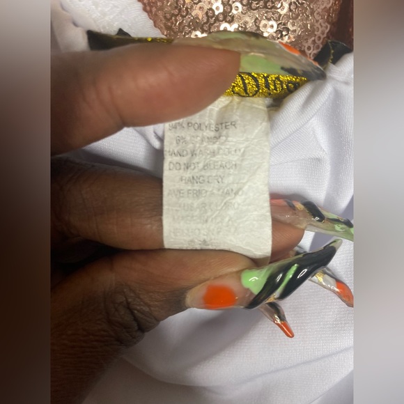 All white Bodycon capped dress - Picture 4 of 7